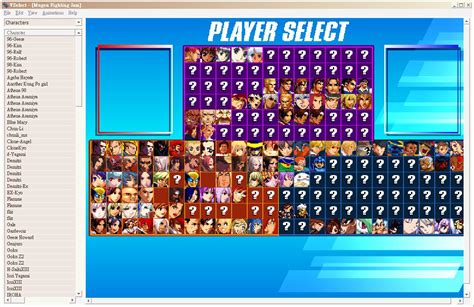 vselect mugen|VSelect: Visual Select Screen Editor .